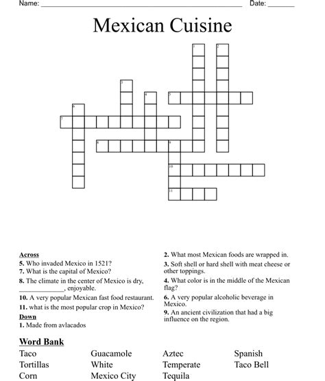 Website help section Crossword Clue; Mexican braised pork dish Crossword Clue; London's Park, near Epsom Downs Crossword Clue; Chopin piece also known as "Valse du petit chien" Crossword Clue; 1980s-'90s drama that won 15 Emmys Crossword Clue; Obstacle in Donkey Kong Crossword Clue; Insipid Crossword Clue. . Mexican braised pork dish crossword clue